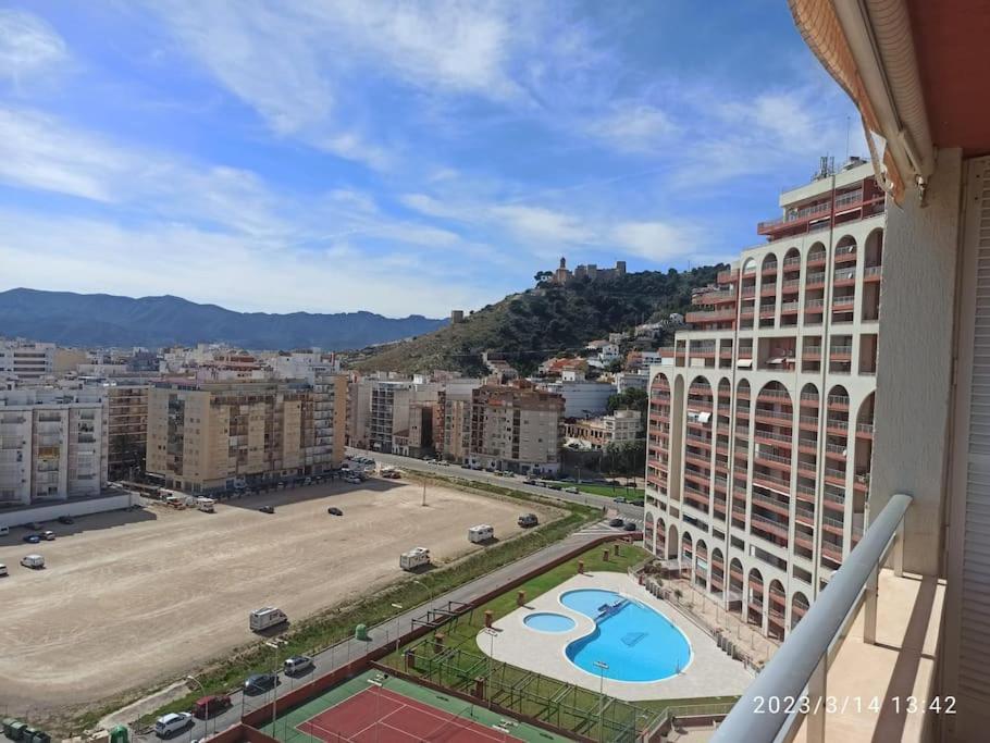 Espectacular Terraza Y Vistas En 1A Linea De Playa Apartment Cullera Luaran gambar